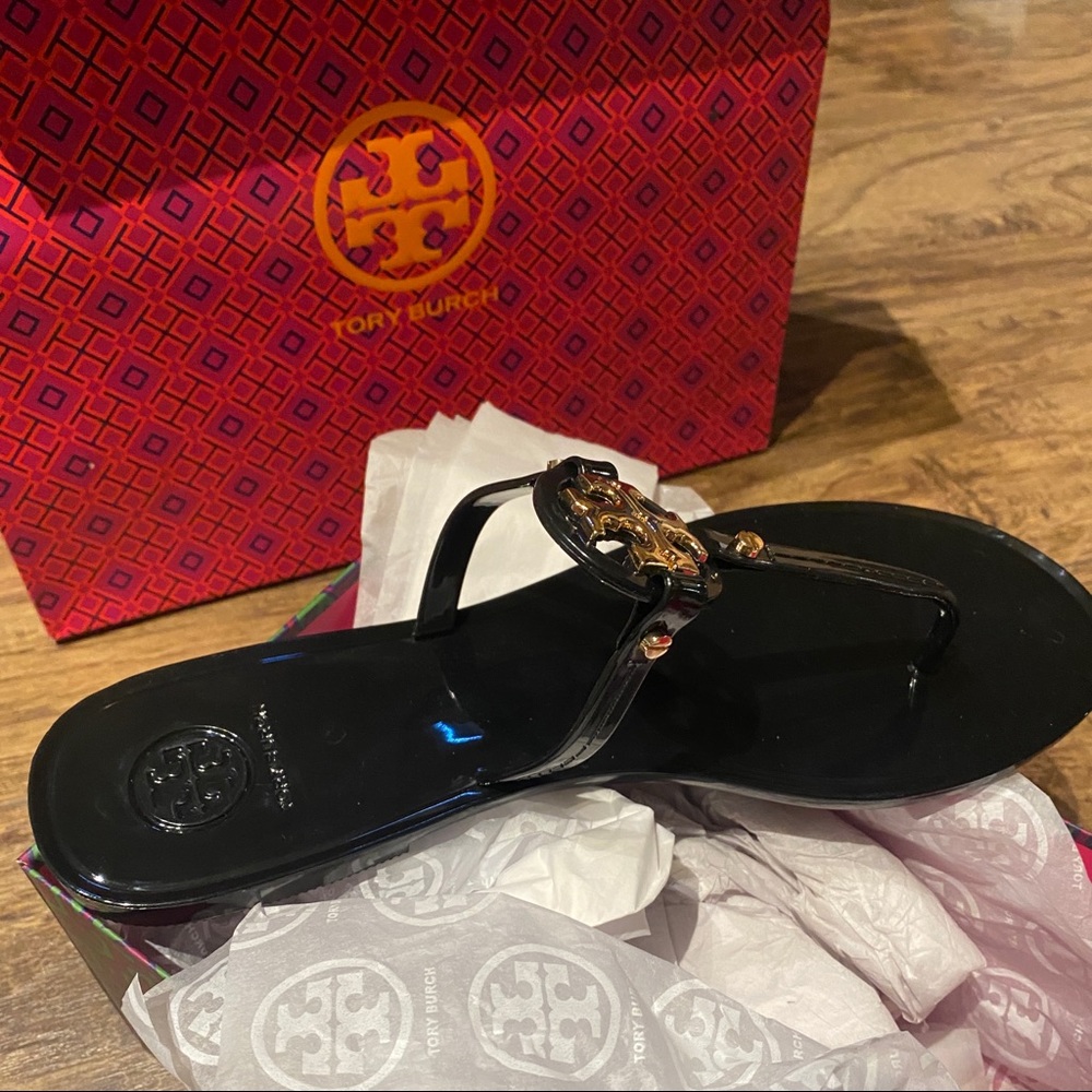 TORRY BURCH MINI MILLER JELLY THONG SANDAL